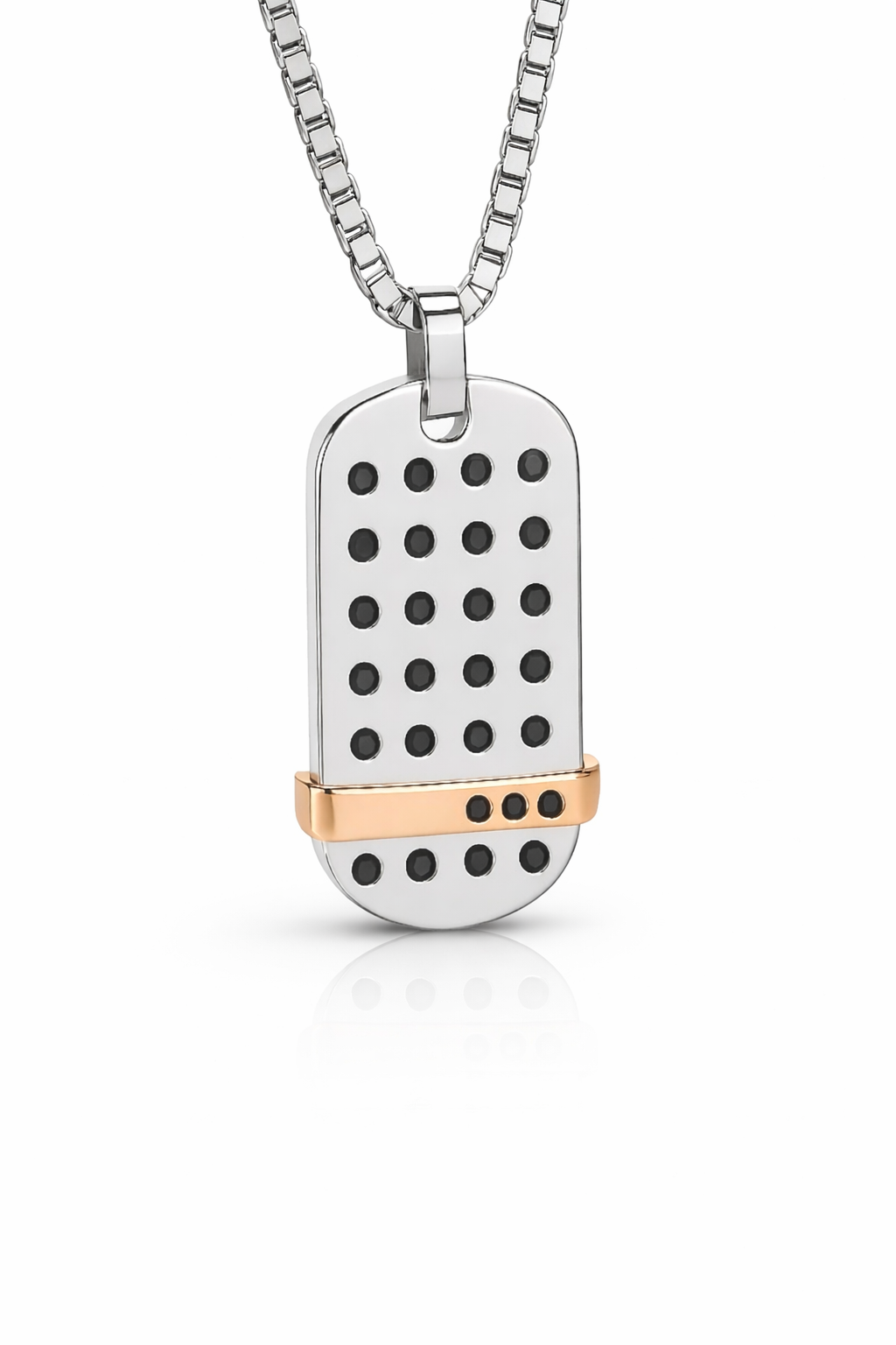 Dog Tag Stainless Steel Pendant image 0