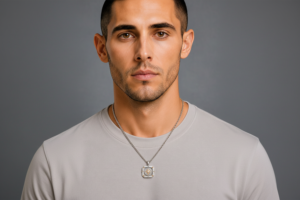 Compass Pendant Necklace